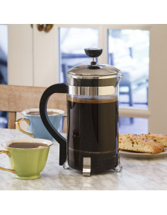 Prensa Francesa Primula de Vidrio 8 Tazas con Mango Negro 2