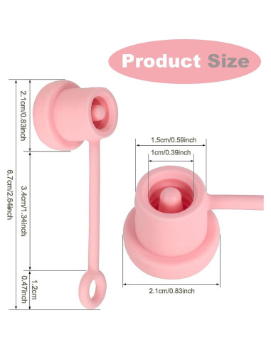 Tapa de Cubierta de Pajita Ajustable Ghislaine para Tazas 6-10mm