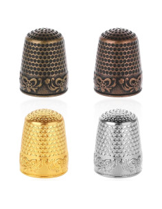 Dedales de Metal InnoHHustle - 4 Piezas para Coser a Mano