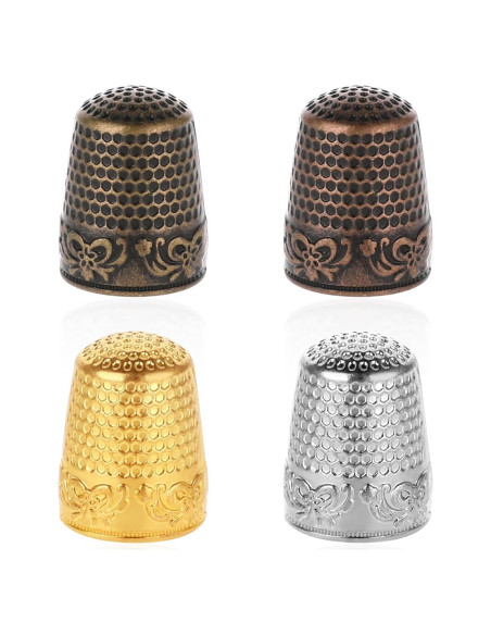 Dedales de Metal InnoHHustle - 4 Piezas para Coser a Mano