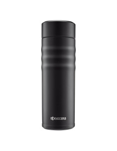 Taza de Viaje Kyocera Giratoria 500ml Acero Inoxidable Negro