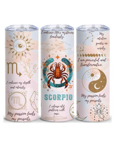 Taza de Acero Inoxidable 20oz TUMBTU Escorpio Colorido