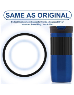 6 Juntas de Tapa de Goma TOYMIS para Tazas Contigo 16/20 oz 2