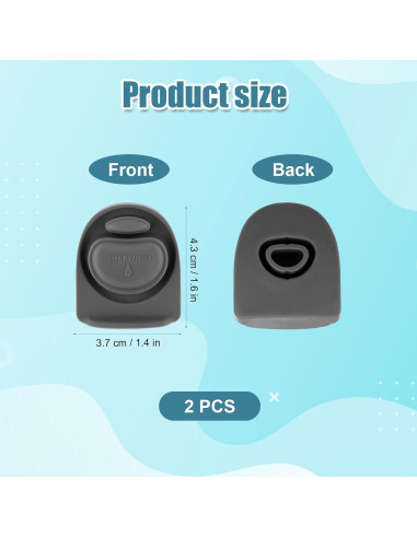 2 Tapones de Silicona para Botellas Owala FreeSip 16-40oz