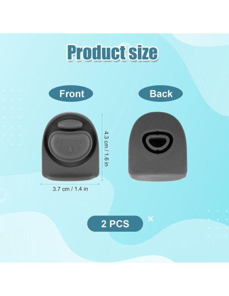 2 Tapones de Silicona para Botellas Owala FreeSip 16-40oz