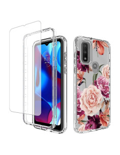 Funda Bumper para Moto G Pure 2021 Yerebel con Protector