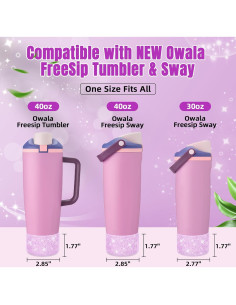 Funda de Silicona BKBY para Botellas Owala 30oz y 40oz 2