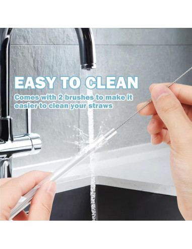 Pajitas Reutilizables HEYSKAY 6PCS Tritan para Owala 24oz y 32oz