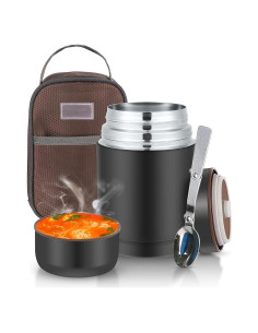 Tarro de Comida Aislado lazycozy 800 ml Acero Inoxidable