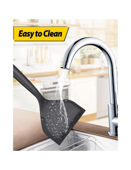 Paquete de 2 Espátulas de Silicona BUNDLEPRO Antiadherentes