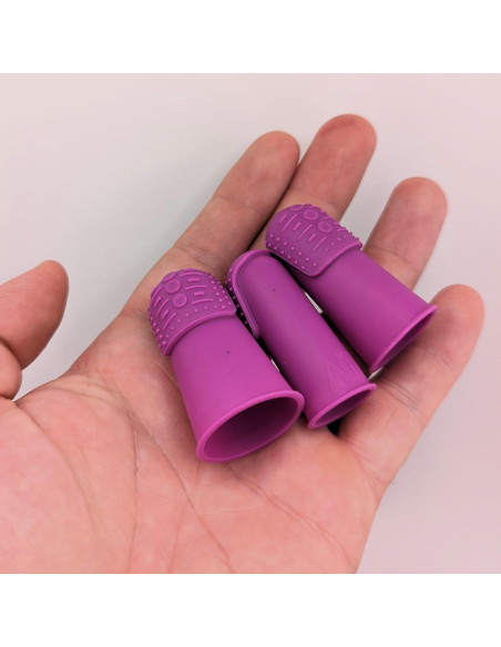 Dedales THIK-Grip de Silicona Hipoalergénica - 3 Tamaños