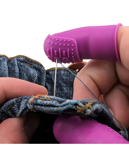 Dedales THIK-Grip de Silicona Hipoalergénica - 3 Tamaños