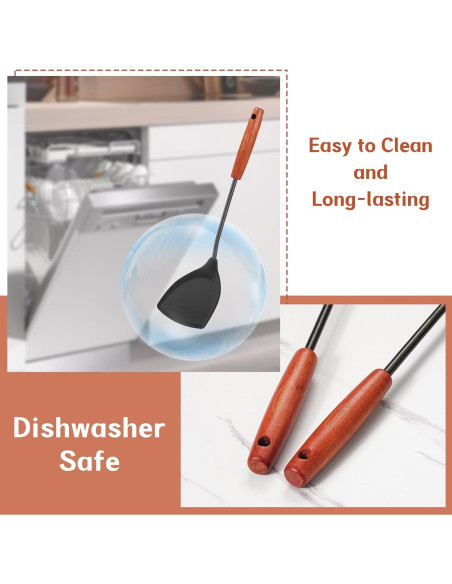 Juego de Utensilios de Cocina FJNATINH Silicona 3 Piezas