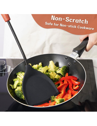 Juego de Utensilios de Cocina FJNATINH Silicona 3 Piezas