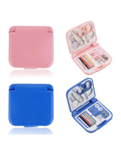 Kit de Costura de Viaje Mini ADULLPONY 2 Piezas Portátil