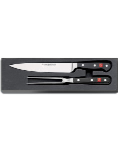 Juego de tallado 2 piezas Wüsthof Classic - Cuchillo 20 cm y tenedor 16 cm 2