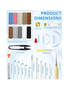 Kit de Costura PLANTIONAL 47 Piezas para Tapicería y Manualidades 2