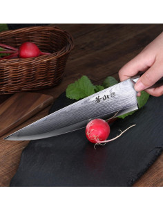 Cuchillo de Chef Cangshan Z Series 62731 Acero Damasco 20.32 cm 2