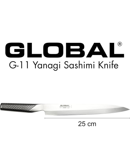 Cuchillo Sashimi Yanagi Global G-11R 25.4 cm Acero Inoxidable