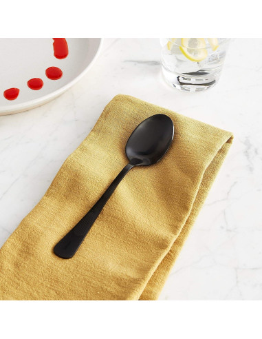 Cuchara de Plating Mercer Culinary Acero Inoxidable 20 cm Negro