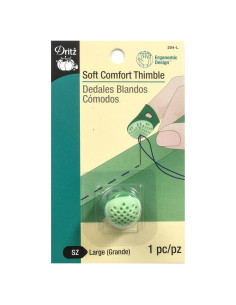 Dedal de Comodidad Suave Dritz 204-L Grande Verde