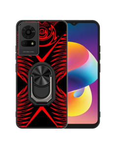 Funda delgada TCL 50 LE con soporte de anillo - Negro