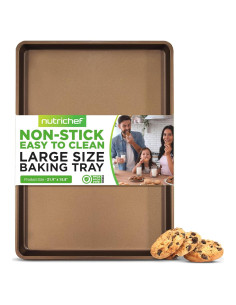 Bandeja para Hornear Galletas NutriChef XL Antiadherente 55.4x40.1cm