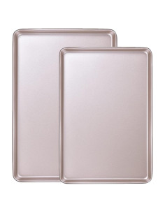 Juego de bandejas para hornear Bakeley 39.9cm y 34.3cm oro