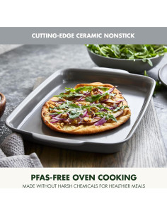 Bandeja para Hornear GreenPan Premiere 33x23 cm Cerámica Antiadherente 2