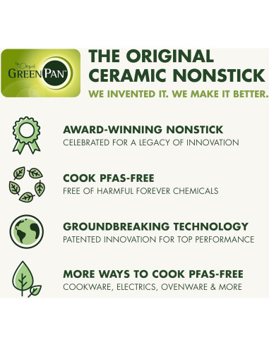 Bandeja para Hornear GreenPan Premiere 33x23 cm Cerámica Antiadherente