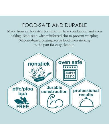 Bandeja de Horneado Antiadherente Chicago Metallic 43.2x31.1cm