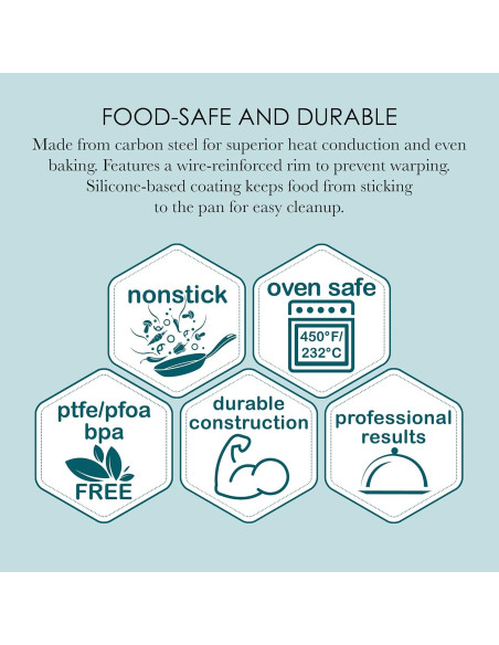 Bandeja de Horneado Antiadherente Chicago Metallic 43.2x31.1cm