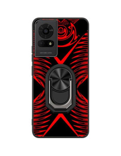 Funda delgada TCL 50 LE con soporte de anillo - Negro 2