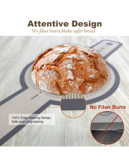 Sling de Pan de Silicona SWSKR 2 Pcs Antideslizante 21.1-24.1 cm