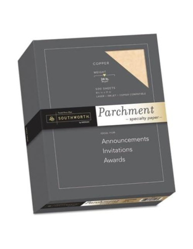 Papel Parchment Southworth Cobre 21.6x27.9 cm 500 Hojas