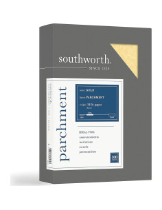 Papel Parchment Southworth 994C Dorado 21.6x27.9cm 500 Hojas 2