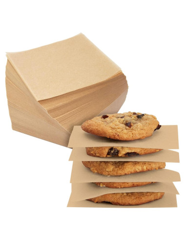 Hojas de Papel Pergamino Pre-cortadas Juvale 10x10 cm - 1000 Unidades