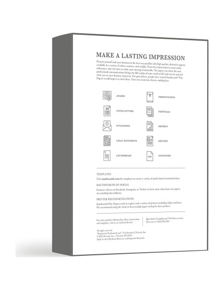 Papel Parchment Southworth 994C Dorado 21.6x27.9cm 500 Hojas