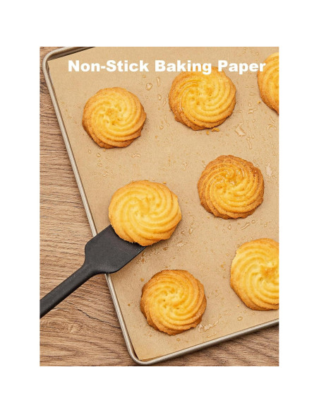 SMARTAKE 300 Hojas de Papel Pergamino 30x40 cm Anti-adherente