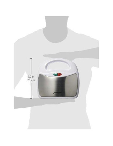 Prensa Panini Brentwood TS-245 750W Antiadherente Blanca