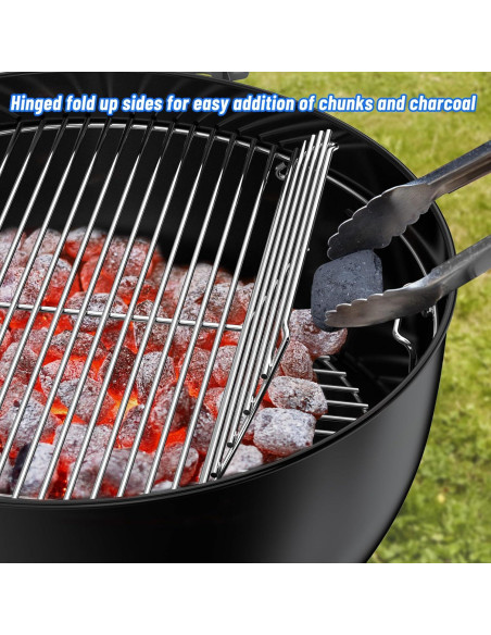 Rejilla de Cocina de Acero Inoxidable Skyflame 54.61 cm con Bisagra