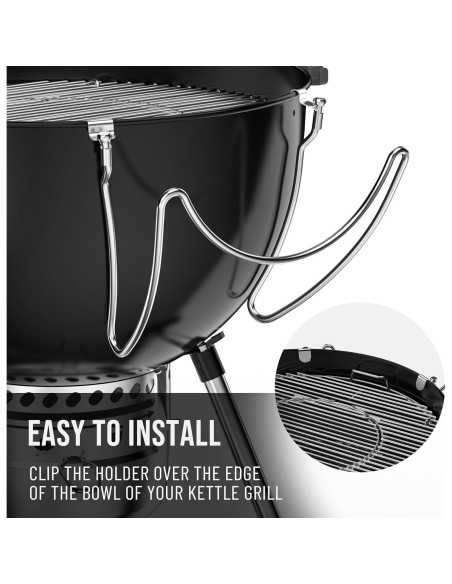 Soporte de Tapa de Parrilla Skyflame Acero Inoxidable 18-26"