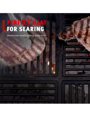 Rejilla Modular Hierro Fundido Craycort 54.3 cm Pre-Sazonada