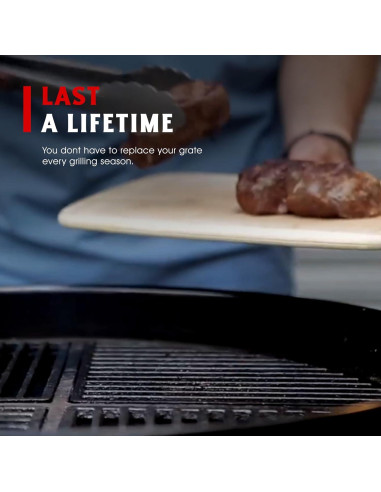 Rejilla Modular Hierro Fundido Craycort 54.3 cm Pre-Sazonada