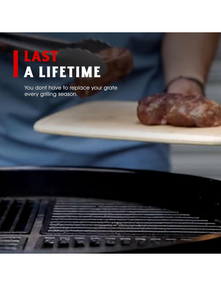 Rejilla Modular Hierro Fundido Craycort 54.3 cm Pre-Sazonada