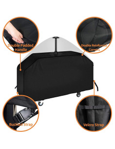 Funda impermeable para plancha 36" iCOVER negra 600D 2