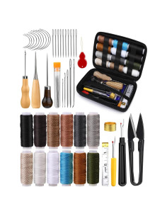 Kit de Costura BAGERLA 48 Piezas Agujas y Hilos Tapicería