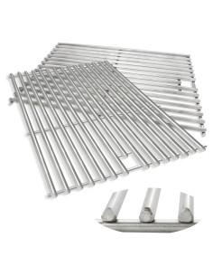 Rejillas de Cocina Acero Inoxidable SafBbcue 43.2cm Paquete de 2