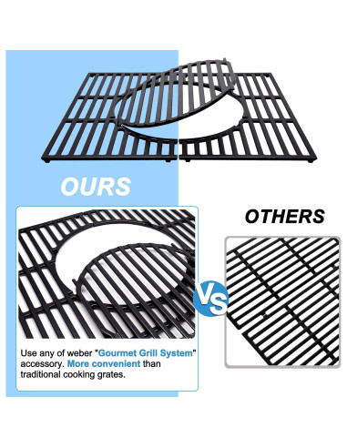 Piezas de Parrilla Weber Spirit II E-210 - Barras Saborizadoras y Quemadores