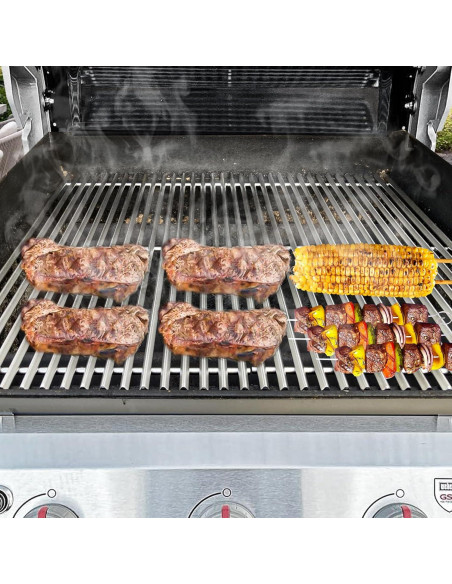 Rejillas de Cocina Acero Inoxidable SafBbcue 43.2cm Paquete de 2